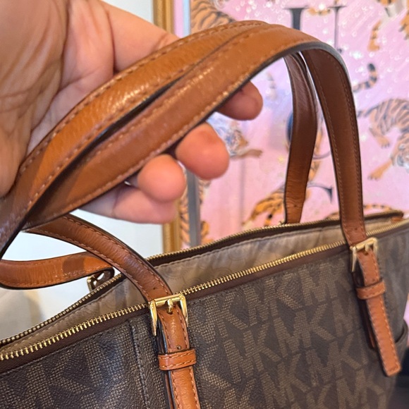 Michael Kors Dark Brown Signature Tote - Picture 7 of 13